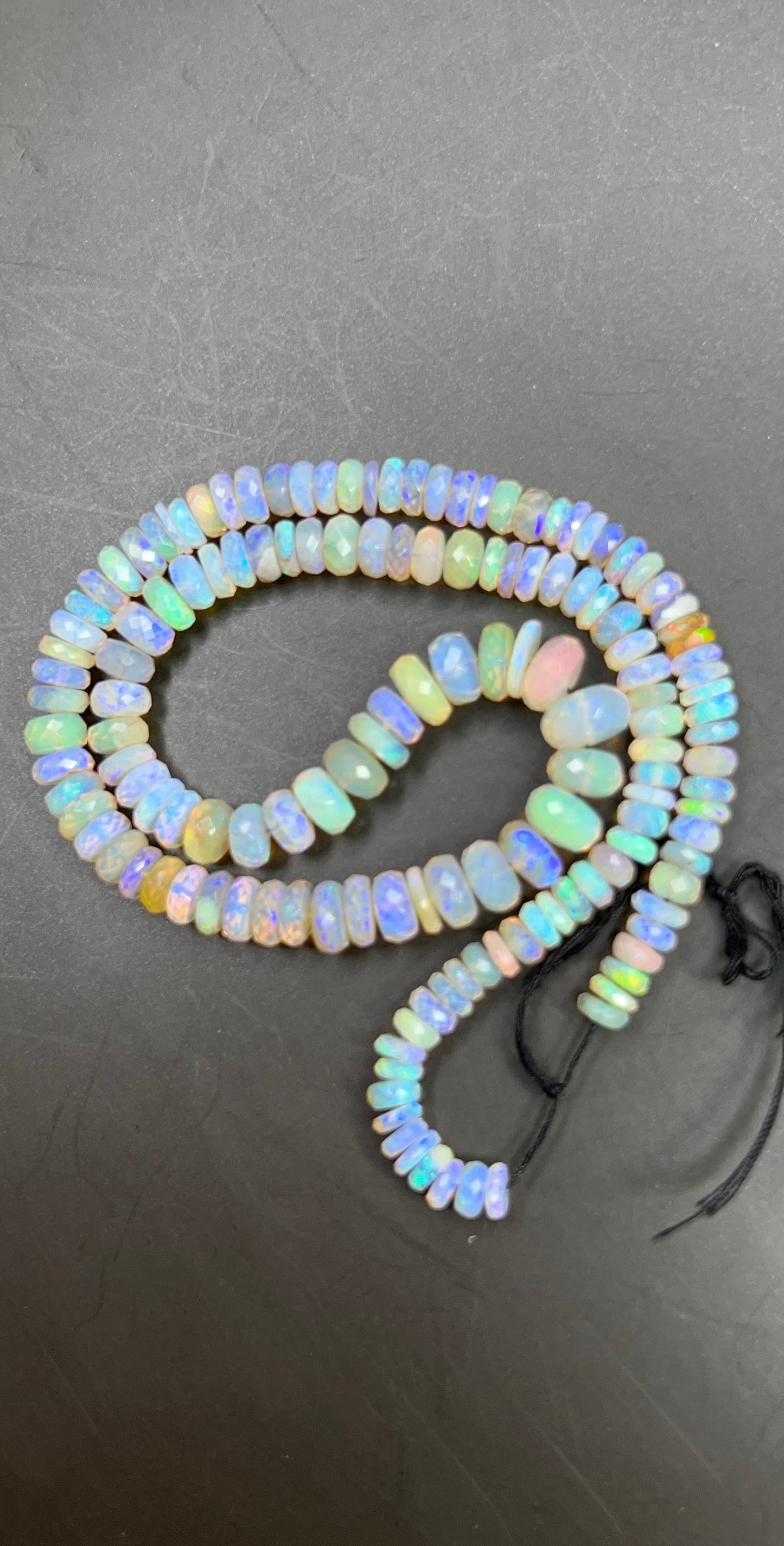 Australian Black Opal Crystal Faceted Bead - 109 ct  0037