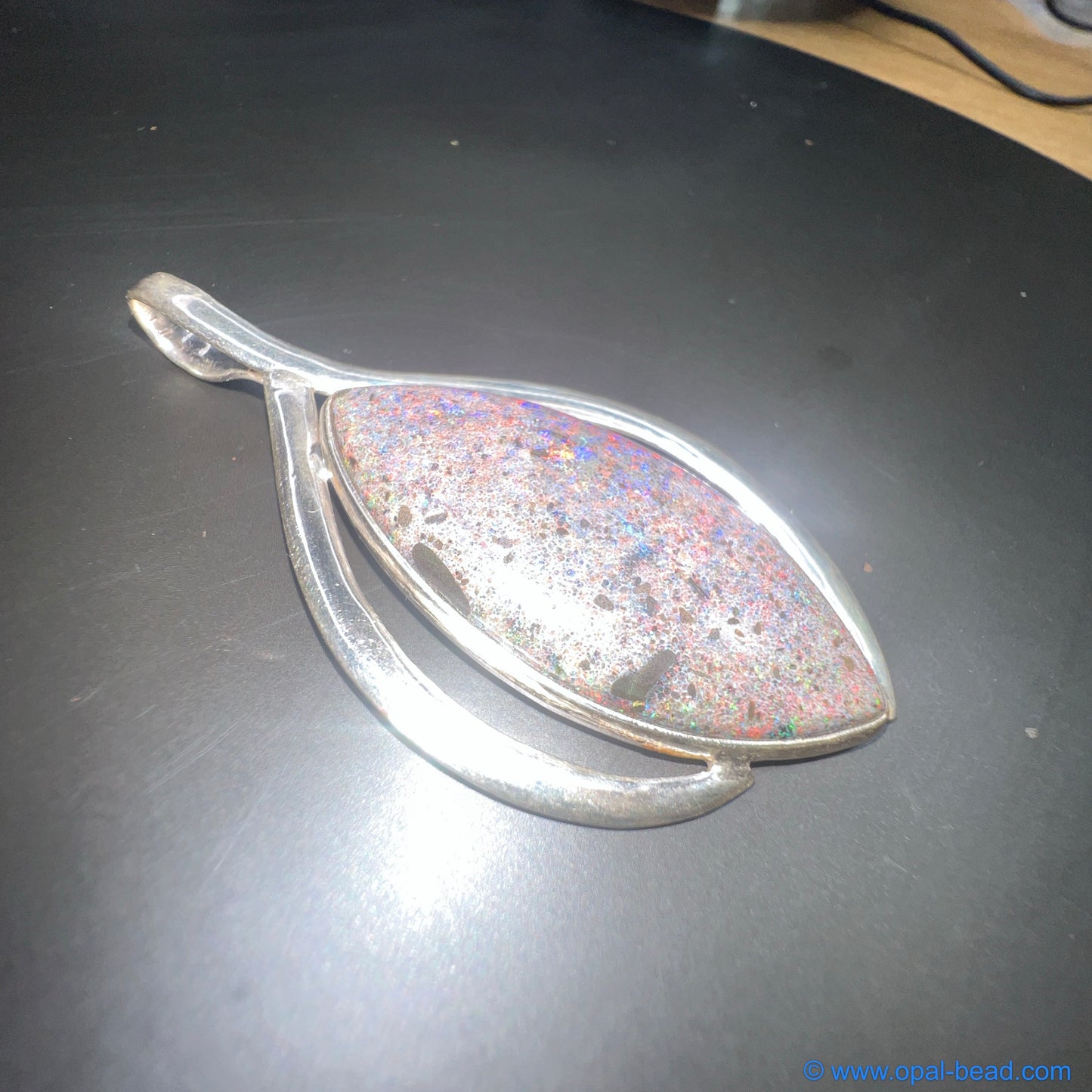 Andamooka Opal Matrix Pendant0028