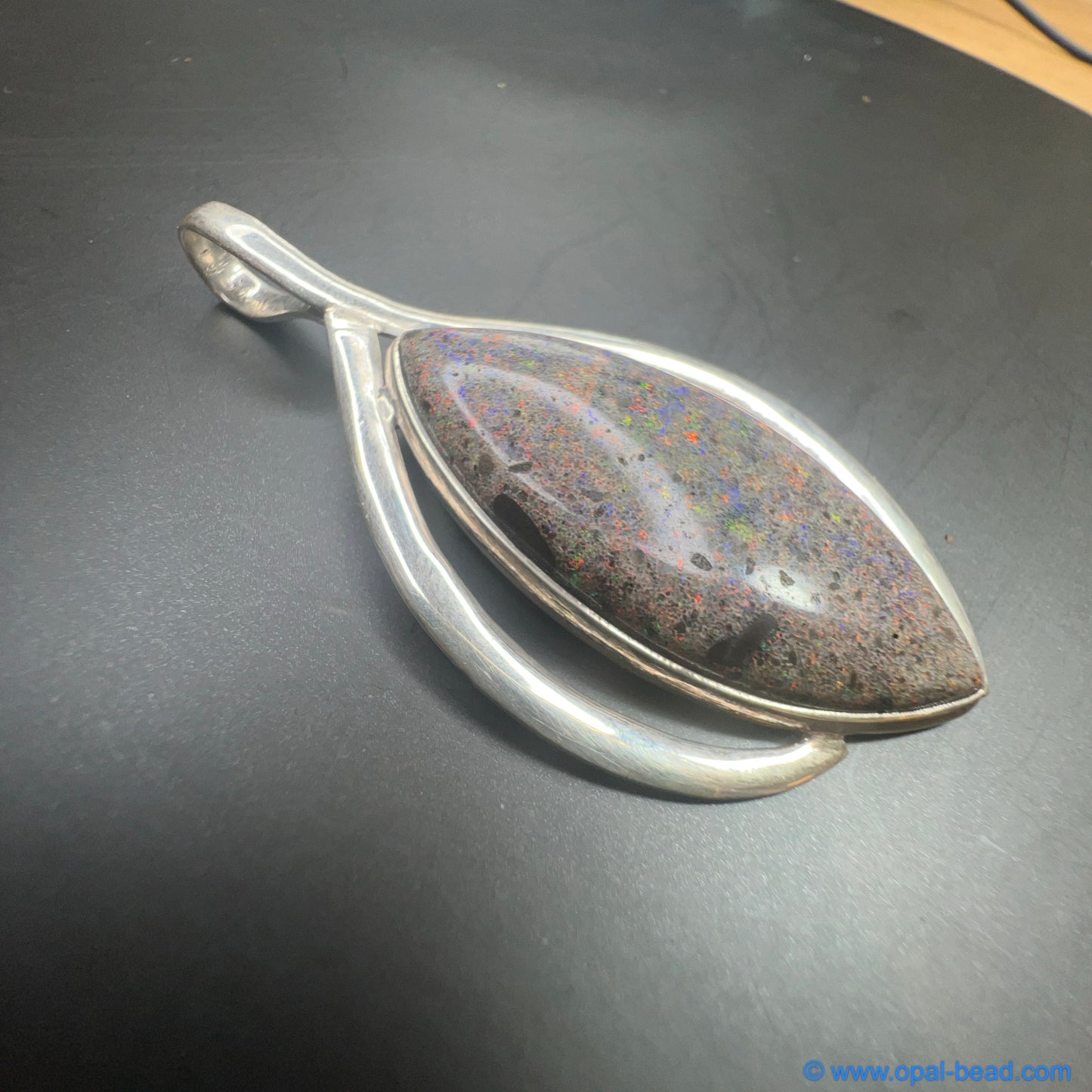 Andamooka Opal Matrix Pendant0028